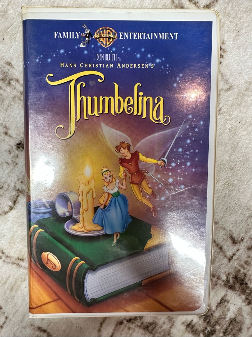 Warner Bros. Thumbelina VHS Tape with Clamshell